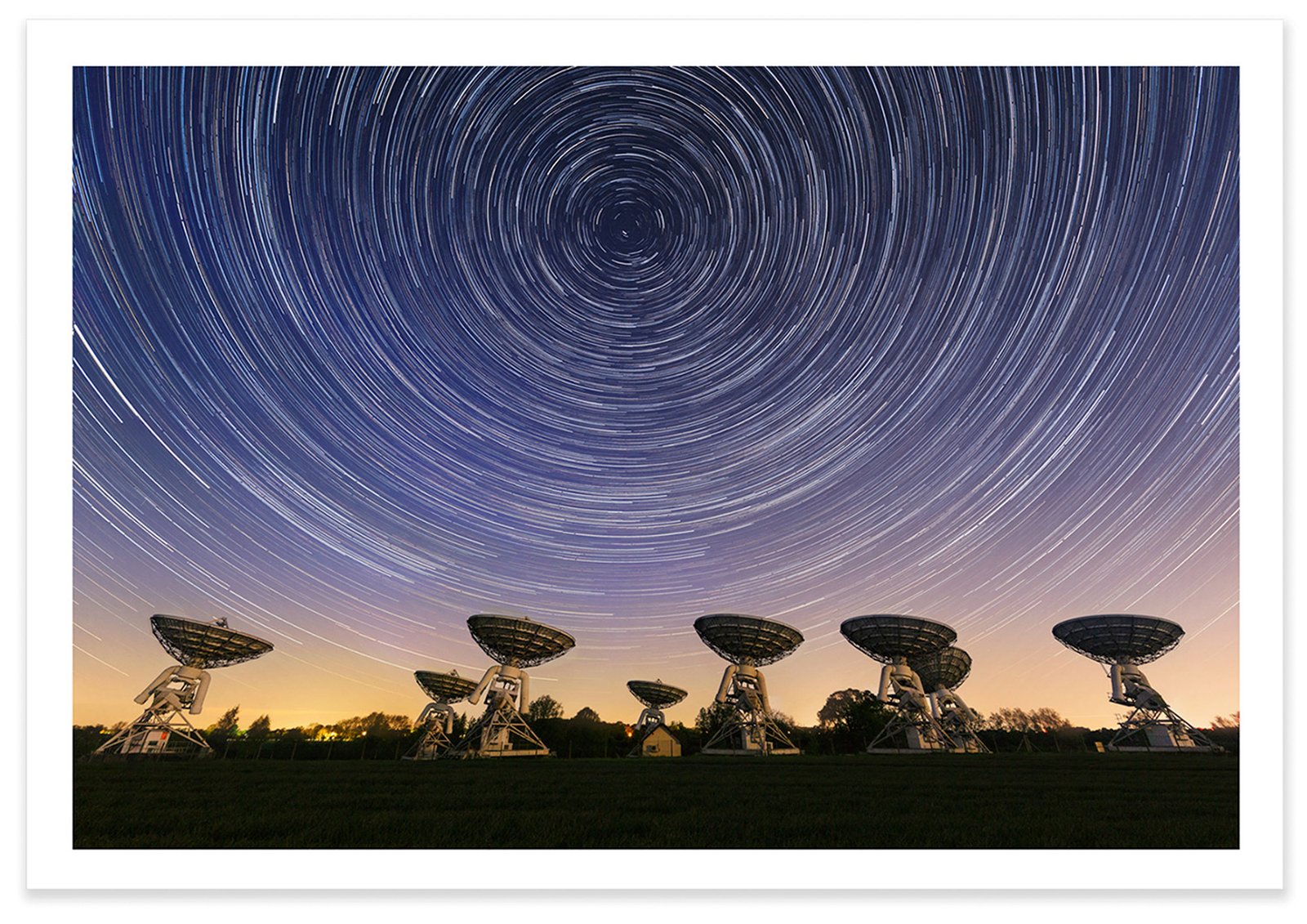 TZ Prints fine art landscape photograph satellite telescopes astrophotography star trails